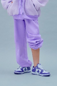 클라우디아 투웨이 스웻 팬츠 ＣＬＯＵＤＩＡ two-way sweatpants purple